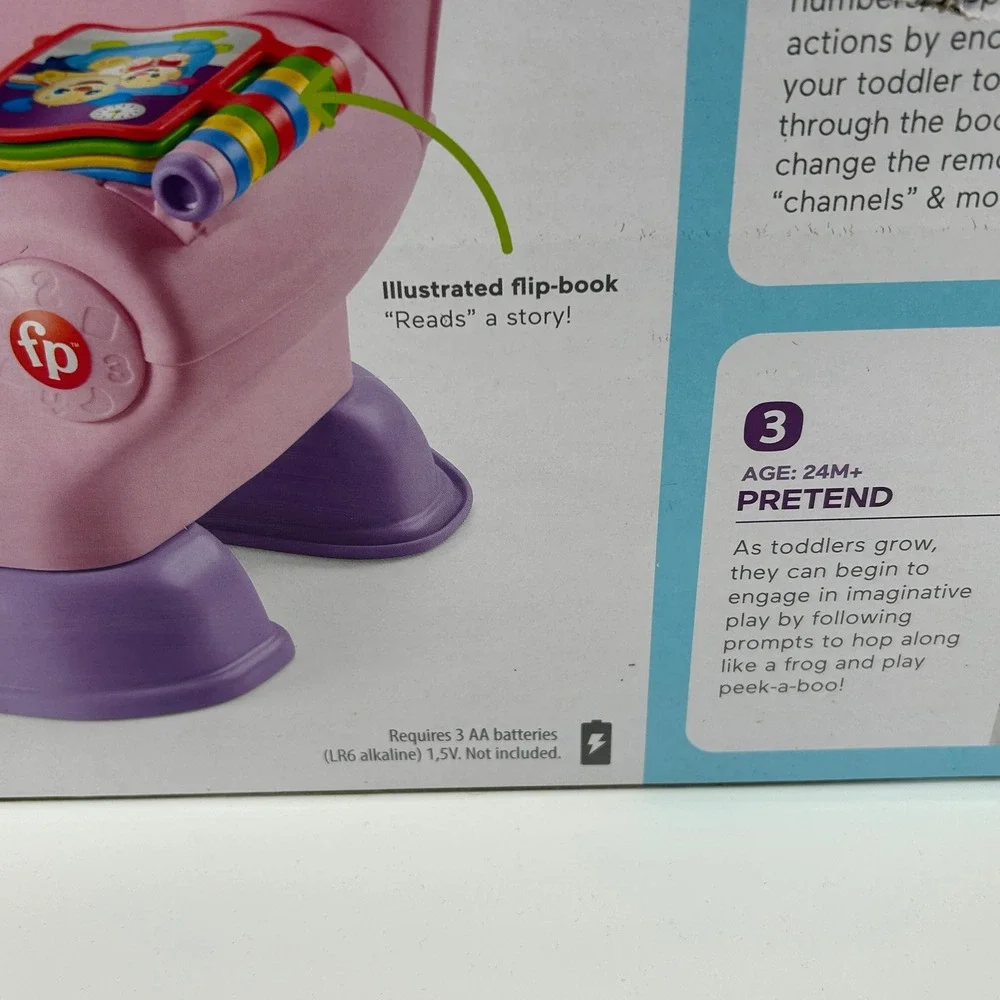 Fisher-Price Laugh & Learn Smart Stages Chair Pink Toddler Musical Toy 12M+ NEW